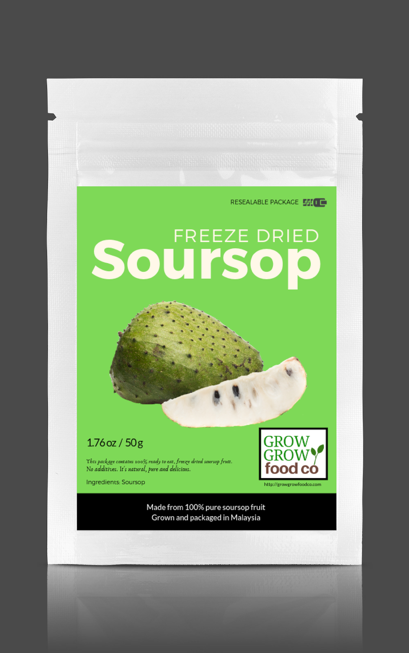 Soursop Giga Combo Pack - soursop tea bags, whole leaf soursop, freeze dried soursop fruit, soursop fruit powder