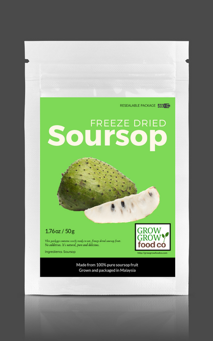 Soursop Giga Combo Pack - soursop tea bags, whole leaf soursop, freeze dried soursop fruit, soursop fruit powder