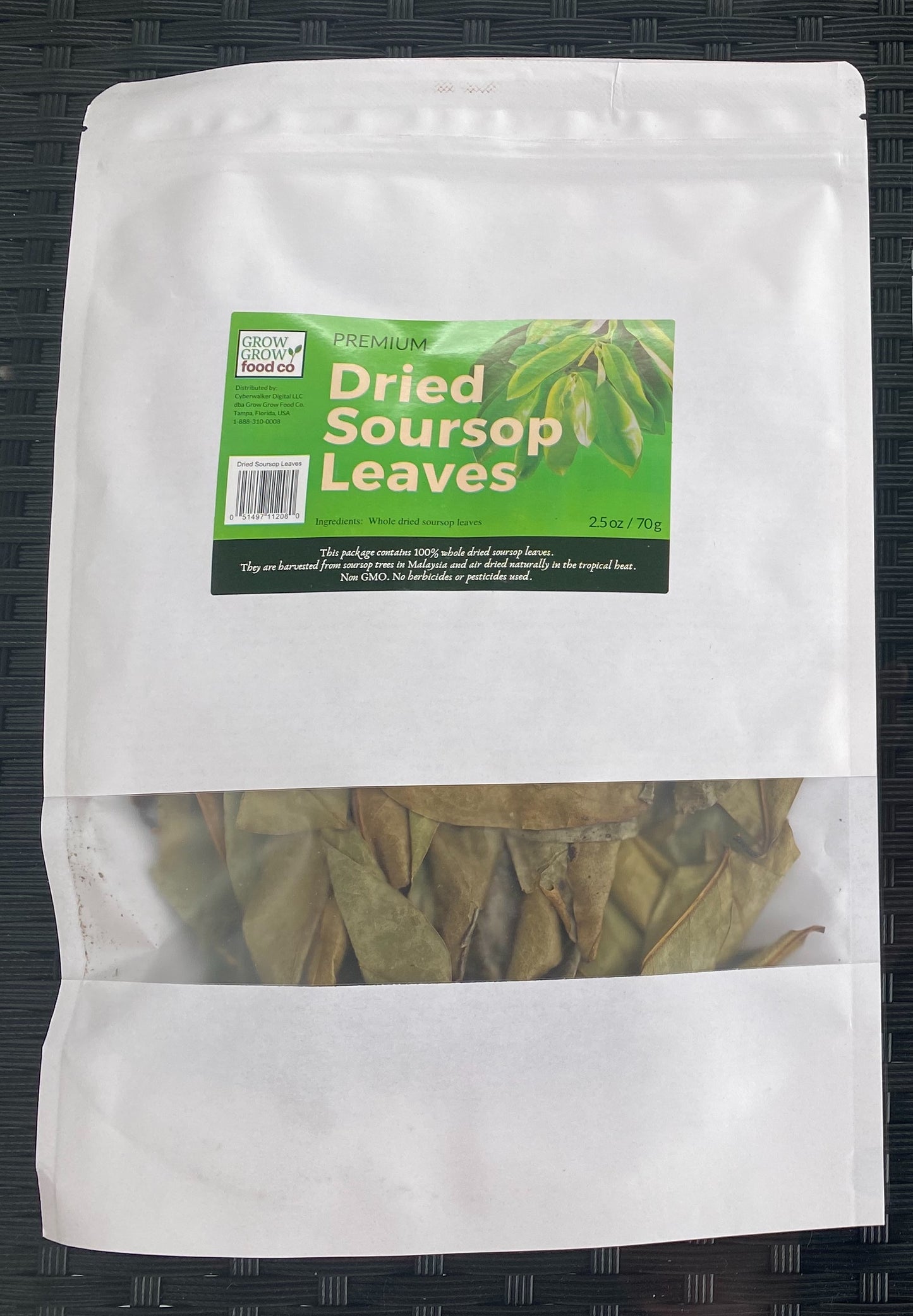 Organic soursop leaves for tea + Tea Steeper
