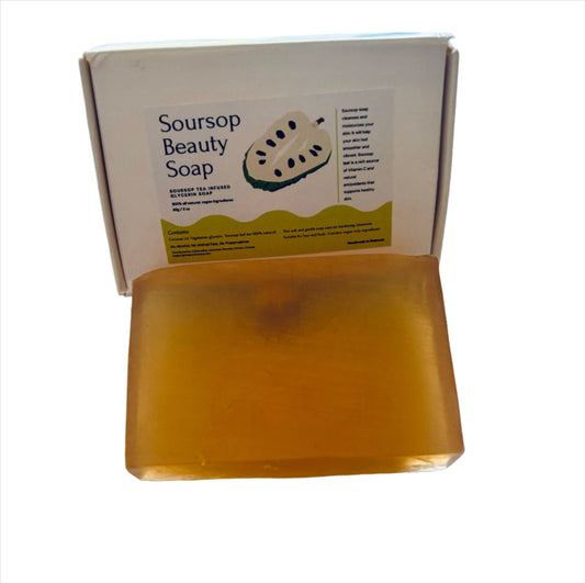 soursop tea soap - vegan wit coconut oil