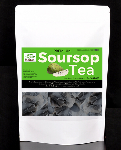 Soursop Tea Combo Pack - soursop tea bags and whole leaf soursop