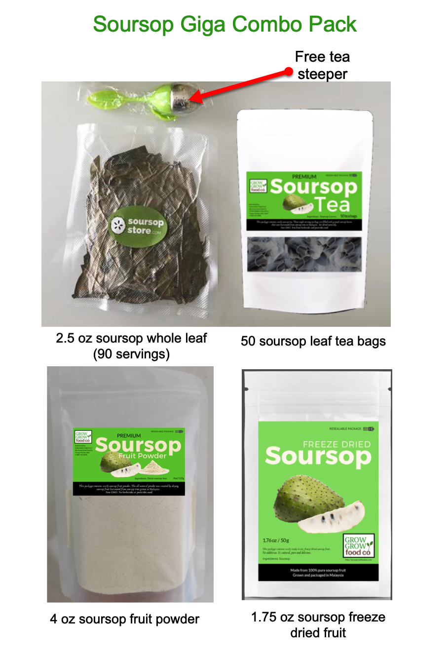 soursop product combo pack 